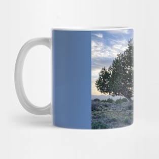 Majestic Desert Juniper Tree at Sunset Mug